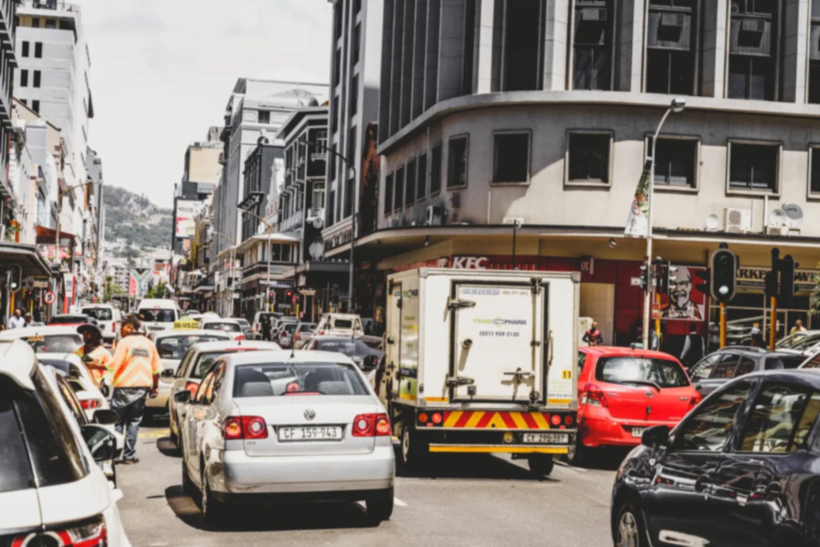 Traffic congestion in Cape Town