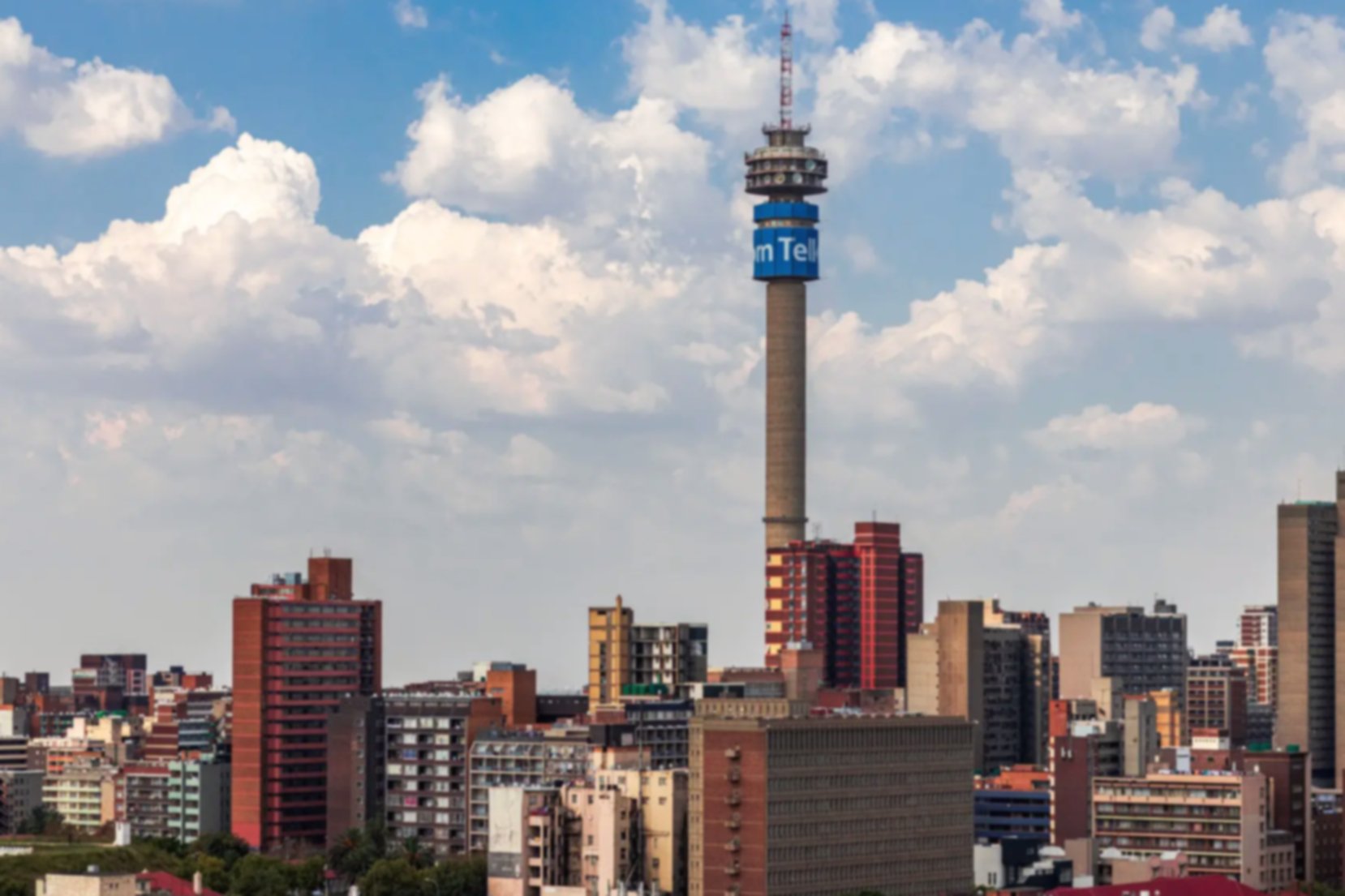 Cell tower in Johannesburg.
