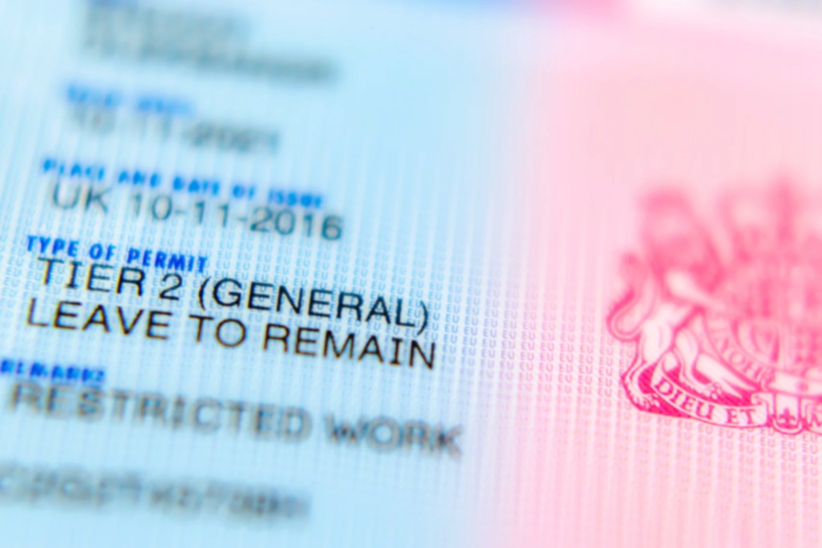 A Tier 2 residence permit for the UK