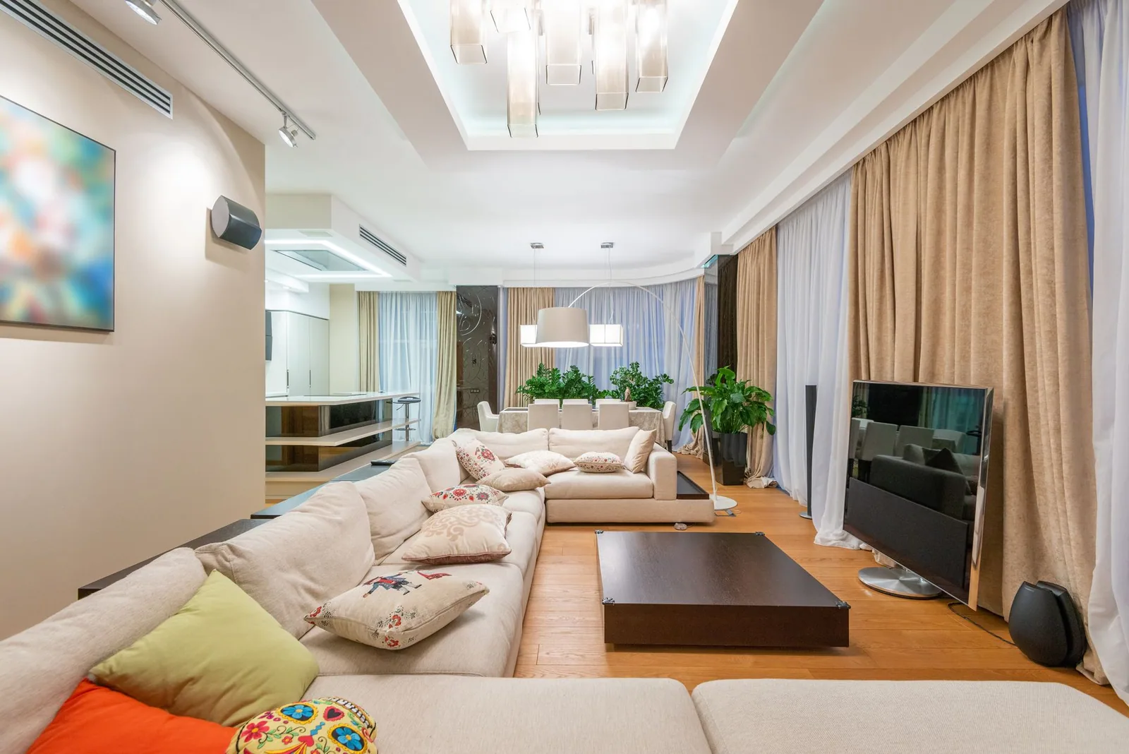 Interior de apartamento alquilado en Austria