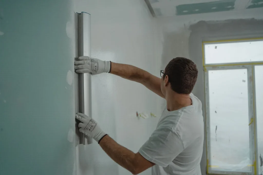 Obra de renovación en una casa de Países Bajos